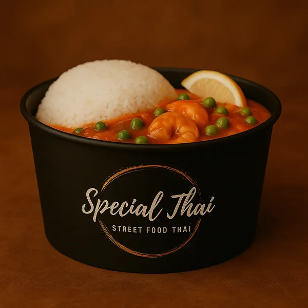 Crevette sauce piquante — Special Thaï, restaurant thaï halal à La Verrière