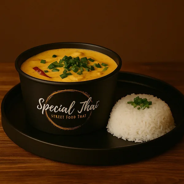 Poulet curry jaune (yellow curry) — Special Thaï, restaurant thaï halal à La Verrière