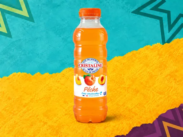 Cristaline pêche 50 cl — Special Thaï, restaurant thaï halal à La Verrière