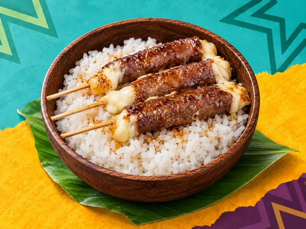 Yakitori bœuf fromage — Special Thaï, restaurant thaï halal à La Verrière
