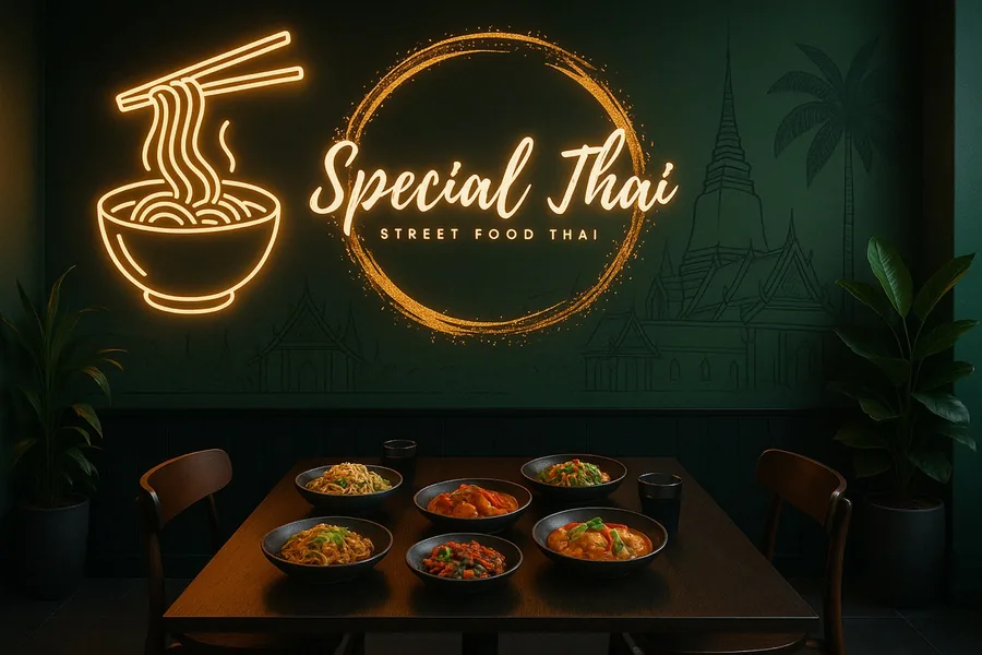 Special Thaï - Street Food Thaï - Logo et plats